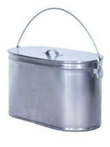 Котел Век с крышкой 4 л овальный