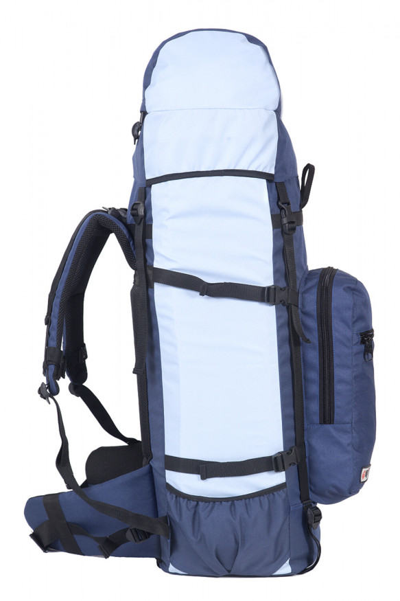 Рюкзак туристический Оптимал 4, синий-голубой, 70 л, ТАЙФ