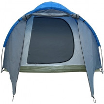 Палатка туристическая Кама-3 двухслойная, (100+215)*215*170 см, серо-синий