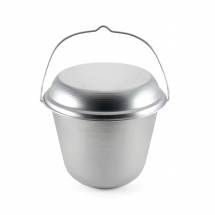 Котелок костровой СЛЕДОПЫТ конический, 9 л, алюминий