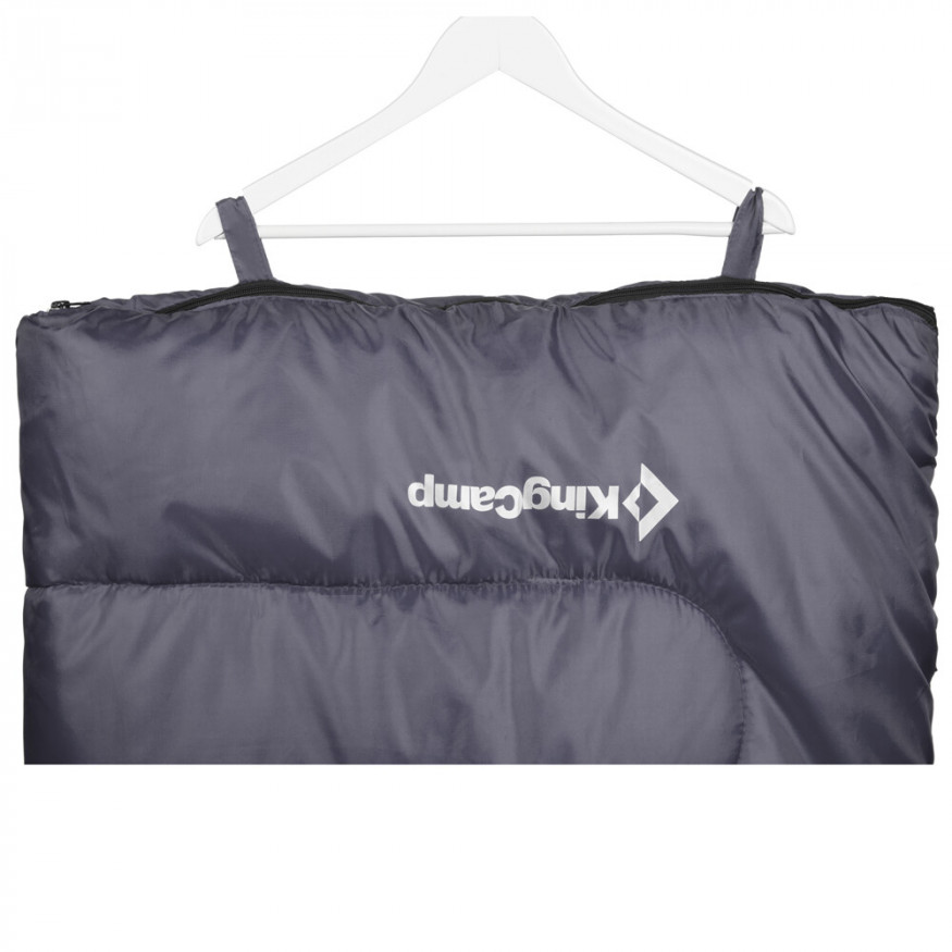 Спальный мешок Oxygen +8С зелёный, правый King Camp