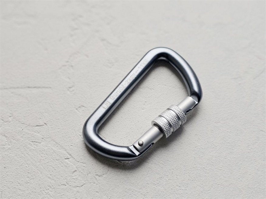 Карабин стальной GURU Typhoon Screw, GURU (вспомогательный, не для страховки)