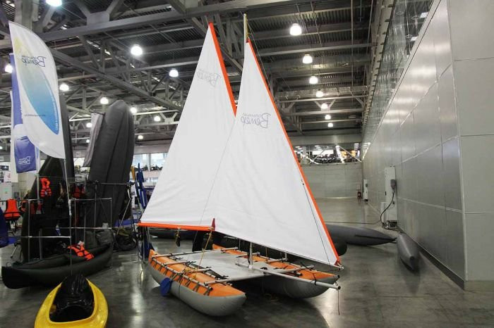 Разборный парусный катамаран Валдай 2