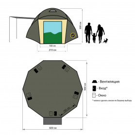 Шатер-автомат Cosmos 600, Maverick
