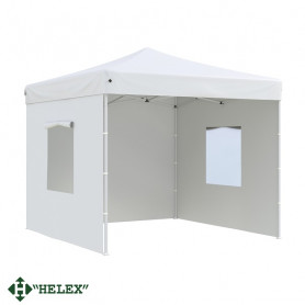 Тент-шатер Helex 24330 (раскладывается гармошкой), 3x3х3м полиэстер, белый