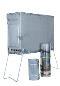 Печь походная Век Теплина (Титан)