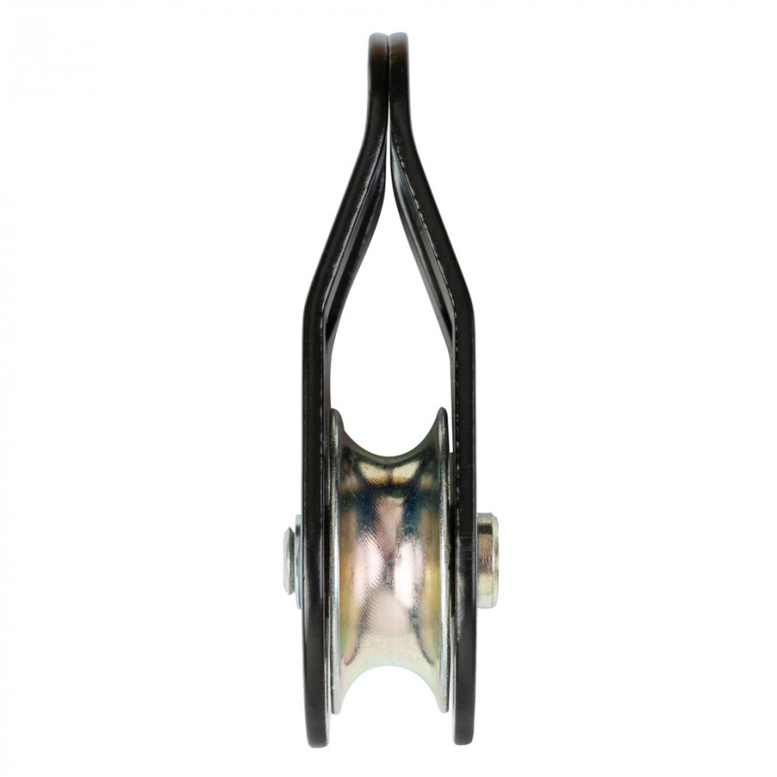 Блок-ролик одинарный с подшипником сталь 0402, Вертикаль